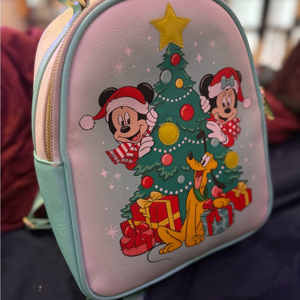 Rare/Discontinued Loungefly Disney Holiday Backpack